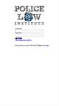 Mobile Screenshot of policelawinstitute.org